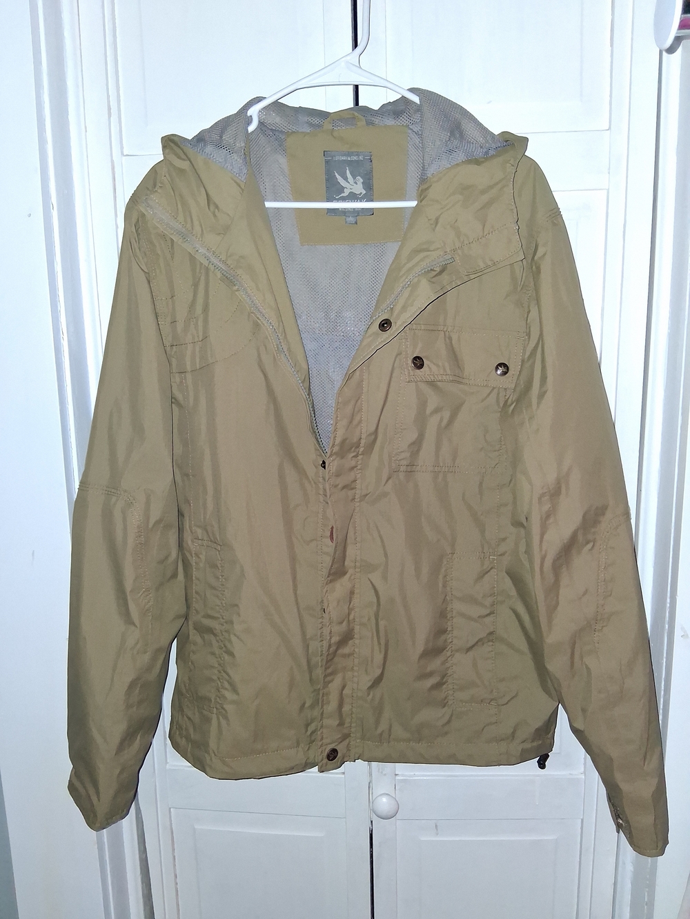 Spiewak Men's Hooded Lightweight Military Tactical Field Jacket - Tan